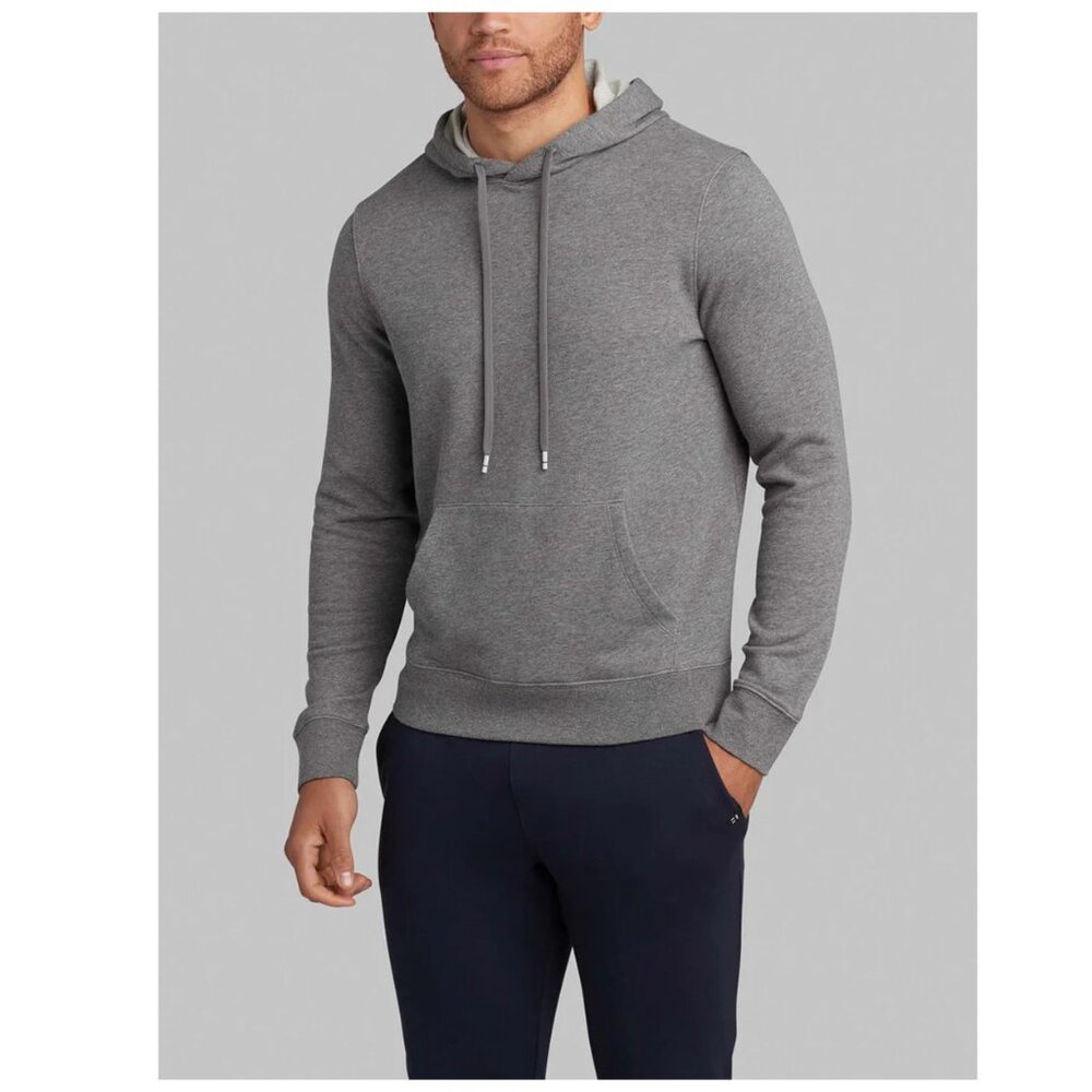 Tommy Johns French Terry Light Weight Hoodie Gray Sz Lg athletic leisure